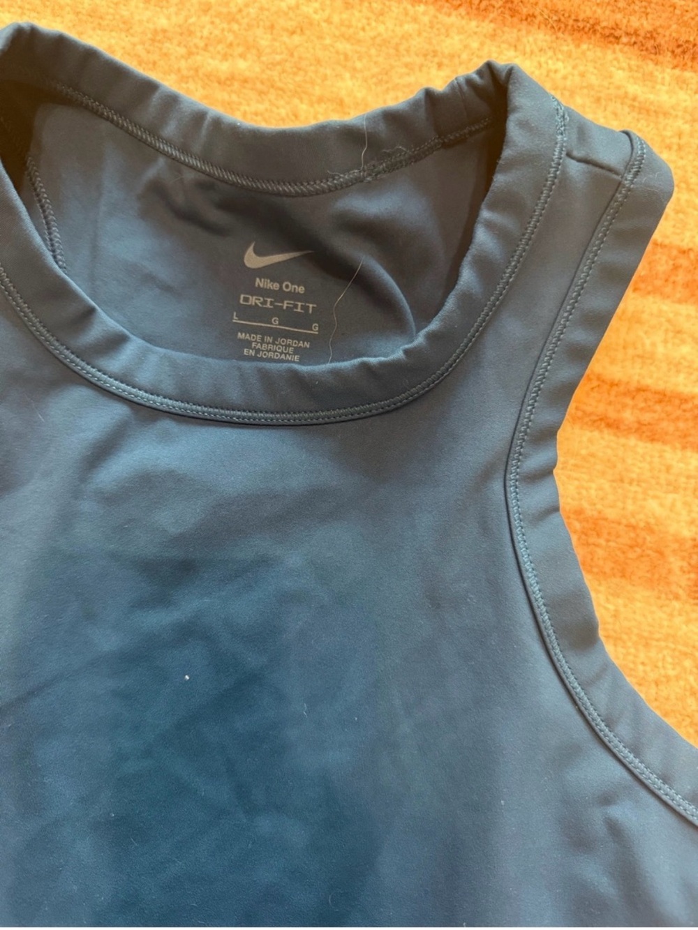 Nike Blue Racerback Tank - Picture 5 of 6
